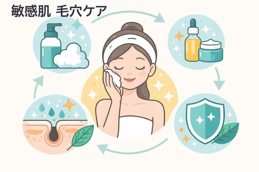 敏感肌 毛穴ケアの正しい方法と効果的なスキンケア習慣