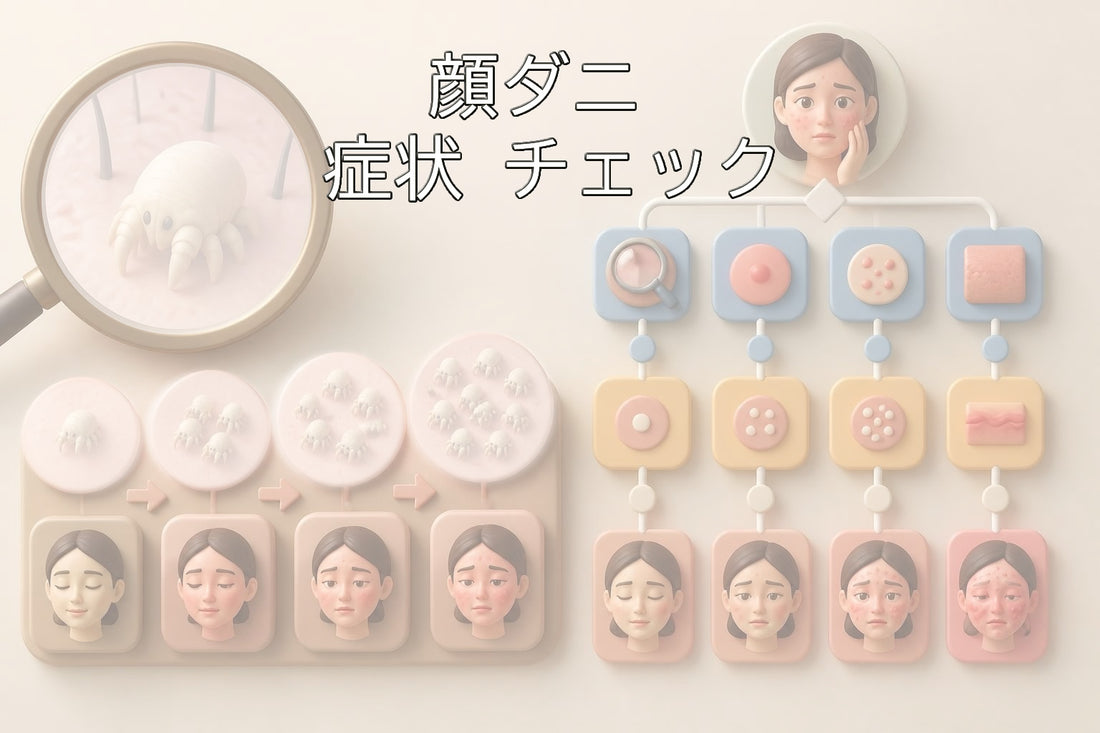顔ダニ 症状 チェック | セルフ診断で肌トラブルの原因を特定