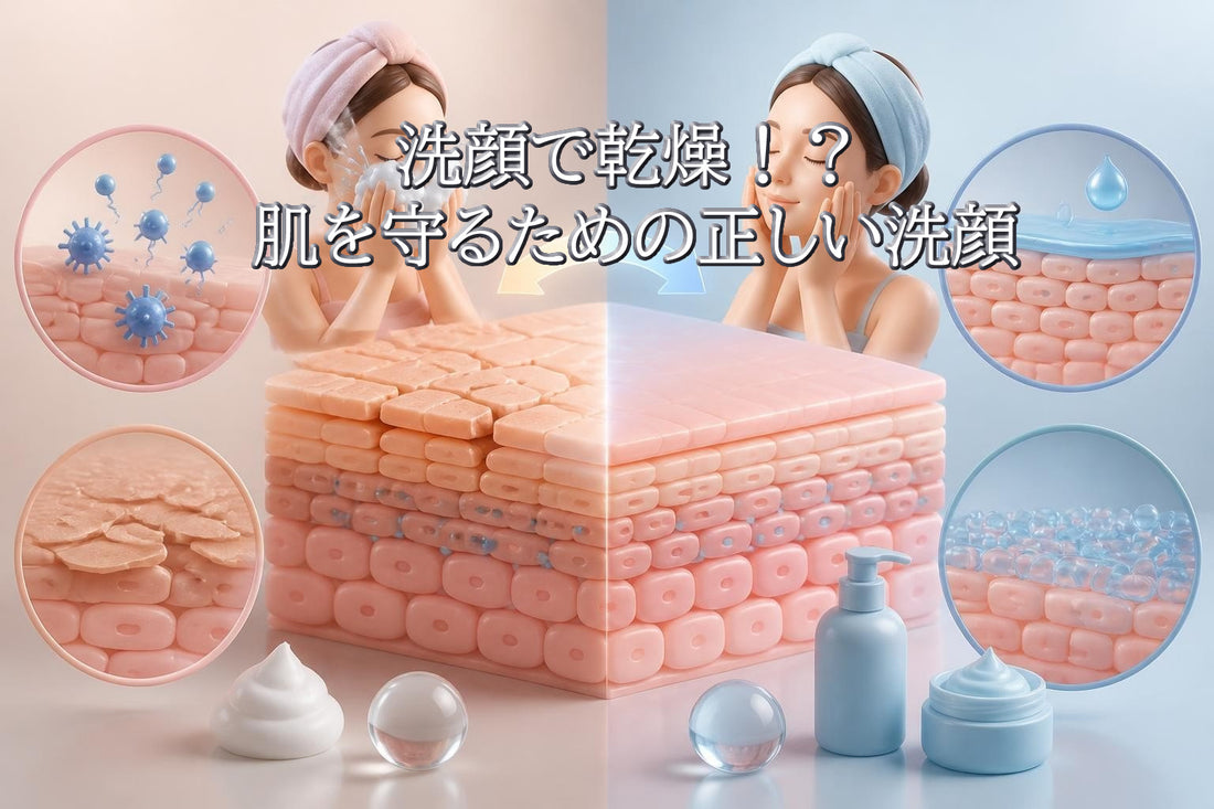 洗顔 乾燥｜肌を守るための正しい洗顔とケア方法