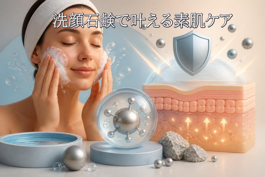 ミネラル 肌 必要 亜鉛 洗顔石鹸で叶える健康的な素肌ケア