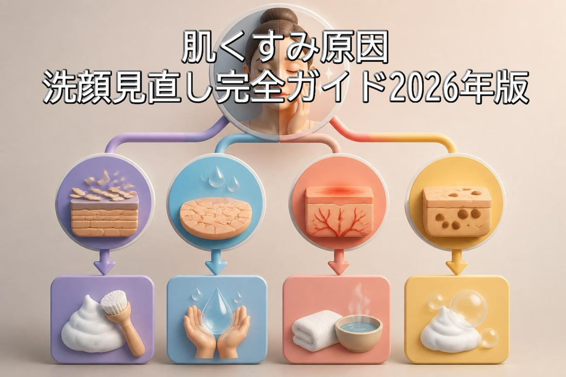 肌くすみ原因と洗顔見直し完全ガイド2026年版