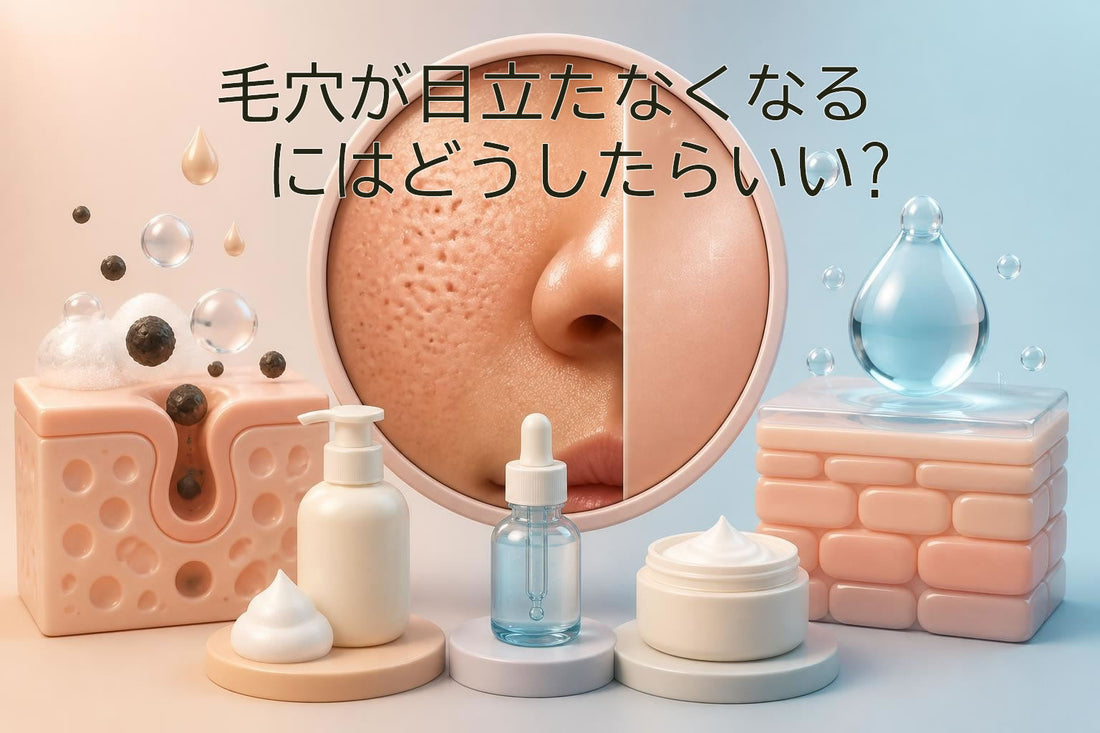 毛穴が目立たなくなるにはどうしたらいい？原因と対策を徹底解説