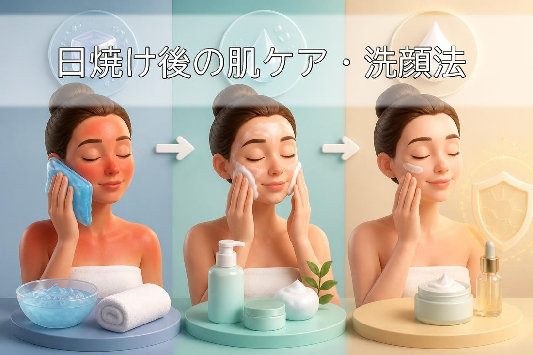 日焼け後の肌ケアに最適な洗顔法とスキンケアの基本