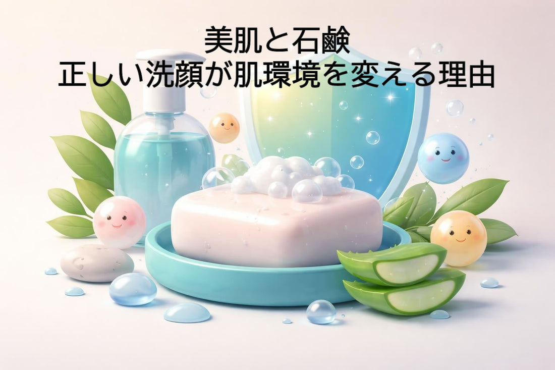 美肌と石鹸：正しい洗顔が肌環境を変える理由